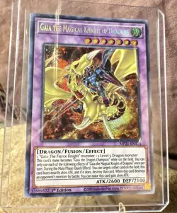 Yugioh Gaia The Magical Knight of Dragons Holo Card Pulled-Straight Into Sleeve - Image 5