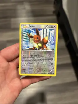 Eevee 90/116 Reverse Holo LP Plasma Freeze 2013 Pokemon Card - Image 1