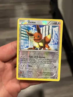 Eevee 90/116 Reverse Holo LP Plasma Freeze 2013 Pokemon Card - Image 2