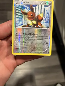 Eevee 90/116 Reverse Holo LP Plasma Freeze 2013 Pokemon Card - Image 3