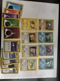 Pokemon TCG Base Set Pikachu 58/102 21-Card Lot WOTC English Unlimited - Image 4