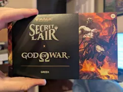 Sealed In Hand Magic the Gathering Secret Lair God of War: Greek (Non Foil) - Image 1