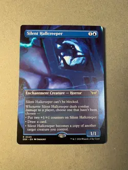 Silent Hallcreeper (Borderless) R Duskmourn: House of Horror 345 NM - Image 1