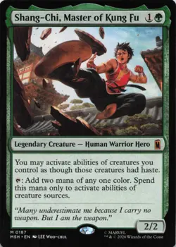 SHANG-CHI, MASTER OF KUNG FU 187 MARVEL SUPER HEROES MTG NM/M - Image 1