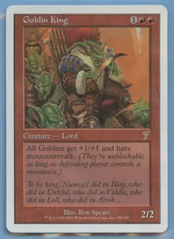 MTG: 7th Edition: Goblin King - Image 1