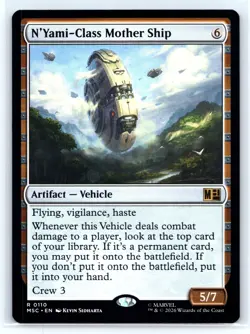 N'Yami-Class Mother Ship -MSC - NM - Commander: Marvel Super Heroes - MTG - Image 1