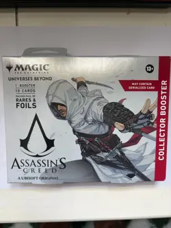Sealed Magic The Gathering Assassin's Creed Omega Collector Booster Pack MTG - Image 1