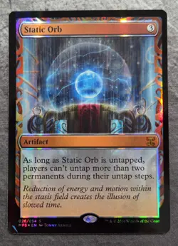 Foil Static Orb Masterpiece Invention - MTG Magic The Gathering KLD NM/MINT - Image 1