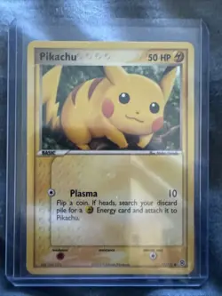 Pokemon TCG EX FireRed LeafGreen Pikachu Card 74/112 Near Mint Condition - Image 1