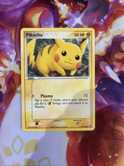 Pokemon Pikachu TCG FireRed & LeafGreen Card 74/112 Regular - Image 1