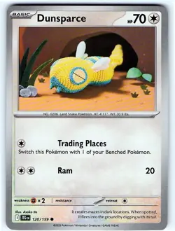 Dunsparce 120/159 Journey Together Pokemon NM - Image 1