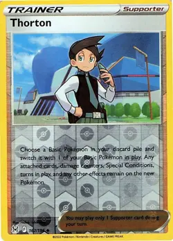 Thorton 167/196 REVERSE HOLO Lost Origin NM - Image 1