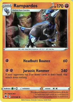 Rampardos 077/189 HOLO Astral Radiance NM - Image 1