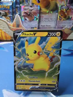 Pikachu V - 086/264 - Pokemon Fusion Strike Sword & Shield Ultra Rare Card NM - Image 1
