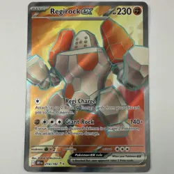 The Pokemon Company Regirock ex 214/182 SV10 Destined Rivals UR Full Art Holo - Image 1