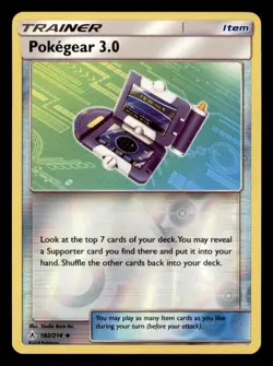 Pokegear 3.0 182/214 Uncommon Unbroken Bonds Pokemon Reverse Holo Near Mint - Image 1