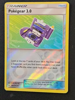 POKEGEAR 3.0 182/214 UNBROKEN BONDS POKEMON REVERSE HOLO MP 2019 - Image 1