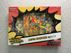 Ascended Heroes Mega Emboar Ex Box Pokemon TCG Mega Evolutions 100% Authentic - Image 1