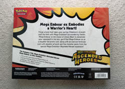 Ascended Heroes Mega Emboar Ex Box Pokemon TCG Mega Evolutions 100% Authentic - Image 3