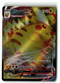 Pikachu VMAX ⭐ SWSH286 Holo Promo Sword & Shield Promo Pokemon NM - Image 1