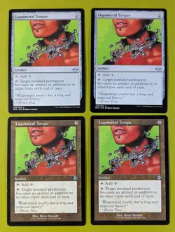 Liquimetal Torque x4 Modern Horizons 2 4x Magic the Gathering MTG 2 Retro - Image 1