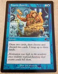Frantic Search - #51 Regular - Urza's Legacy - Mtg - Image 1