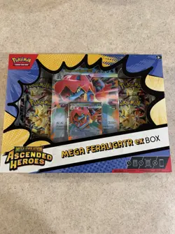 Pokemon Ascended Heroes Mega Feraligator EX box - Image 1