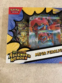 Pokemon Ascended Heroes Mega Feraligator EX box - Image 3