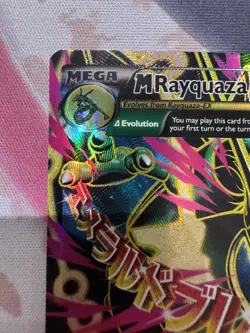 M Rayquaza EX 105/108 Full Art Holo Roaring Skies UR HP 220 2015 (LP) - Image 2