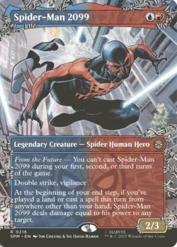 MTG Spider-Man 2099 (0216) *Non-Foil* Borderless Spider-Man SPM NM/MT - Image 1