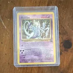 Pokemon TCG Mewtwo 10/102 Base Set Holo Rare Unlimited 1999 WOTC EN - Image 1