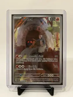 Pokemon TCG Torkoal 172/167 Sv06 Twilight Masquerade IR Holo Full Art Eng 2024 - Image 1