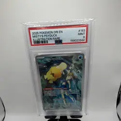 Pokemon TCG Misty’s Psyduck Holo PSA 9 Sv10 193/182 Illustration Rare EN 2025 - Image 1