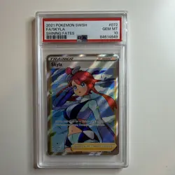 2021 Pokemon SWSH Shining Fates Full Art Skyla #072 PSA 10 - Image 1