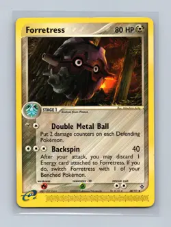 Forretress 28/97 Uncommon Dragon Pokemon Lightly Played - Image 1