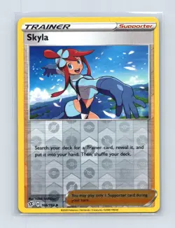 Skyla 166/192 Uncommon Rebel Clash Pokemon Reverse Holo Lightly Played - Image 1