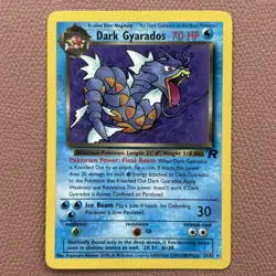 Pokemon TCG Dark Gyarados 25/82 Team Rocket 2000 Non Holo Rare - LP/MP - Image 1