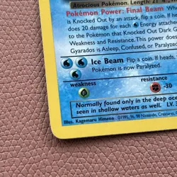 Pokemon TCG Dark Gyarados 25/82 Team Rocket 2000 Non Holo Rare - LP/MP - Image 2