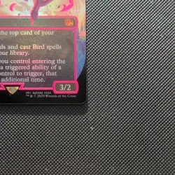 2025 MTG FINAL FANTASY COLORFUL CHOCOBOS-NEON INK PINK TRAVELING CHOCOBO FOIL - Image 2