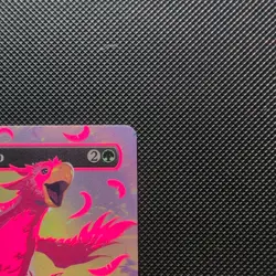 2025 MTG FINAL FANTASY COLORFUL CHOCOBOS-NEON INK PINK TRAVELING CHOCOBO FOIL - Image 5