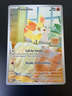 Pokemon Fennekin #080 Mega Evolution Promo Chaos Rising ETB Near Mint - Image 1