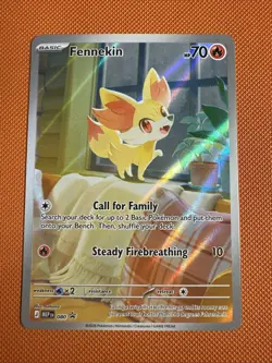 Fennekin 080 - Promo - Pokemon ME04 Chaos Rising NM - Image 1