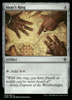 Sisay's Ring 340/361 Commander Legends MTG Magic the Gathering card - Image 1