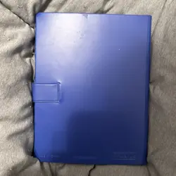 1999 Pokemon Pikachu blue Collector's Album Pocket Binder Official master quest - Image 2