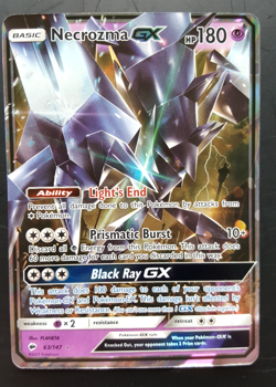 Necrozma GX - 63/147 - Burning Shadows Ultra Rare Pokemon TCG Sun Moon - NM - Image 1