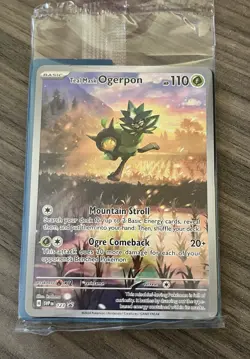 Sealed Holo Teal Mask Ogerpon - 123 Promo Scarlet & Violet Promo Pokemon TCG - Image 1