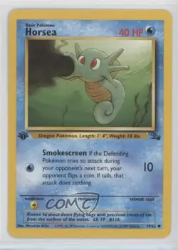 Horsea 1st Ed. Pokemon Fossil #49 1999 - Image 1
