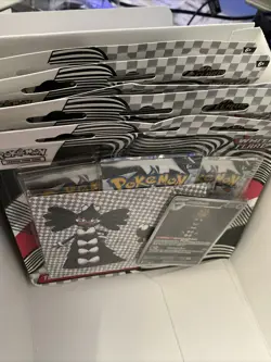 5x Pokemon White Flare 3-Pack Tech Sticker Collection SV10.5 - Image 1