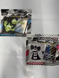 NEW- Pokemon Black Bolt & White Flare Tech Sticker Collection Set of 2- SEALED - Image 1