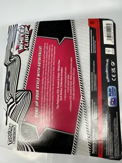NEW- Pokemon Black Bolt & White Flare Tech Sticker Collection Set of 2- SEALED - Image 3